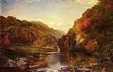 Thomas Moran Autumn on the Wissahickon painting